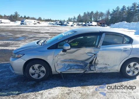 2013 Honda Civic Lx from USA, damaged, VIN 2HGFB2F59DH539397